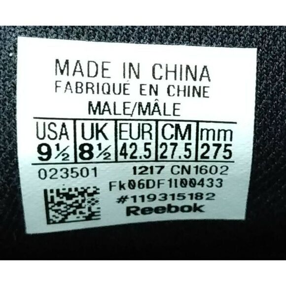 Reebok Fast‎ Flexweave Running Shoes Mens Size 9.5 Red Black White Sneakers main image 6